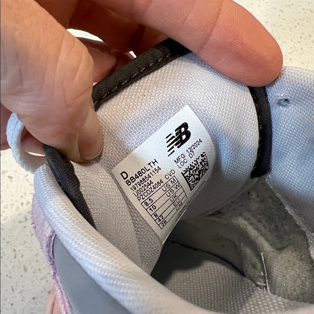 New Balance 480 Shoes Pink/Pink bb480-lth - Picture 9 of 9